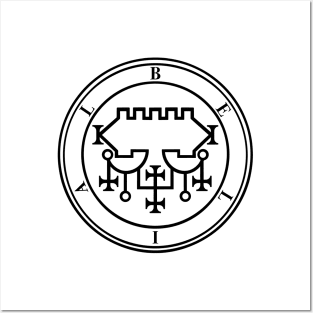 Seal of Belial or Sigil of Belial Posters and Art